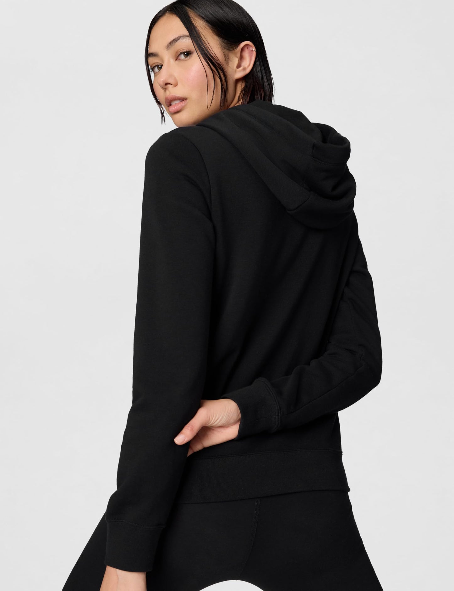 Nike Women's Sportswear Club Fleece Pullover Hoodie, Black/White, Small