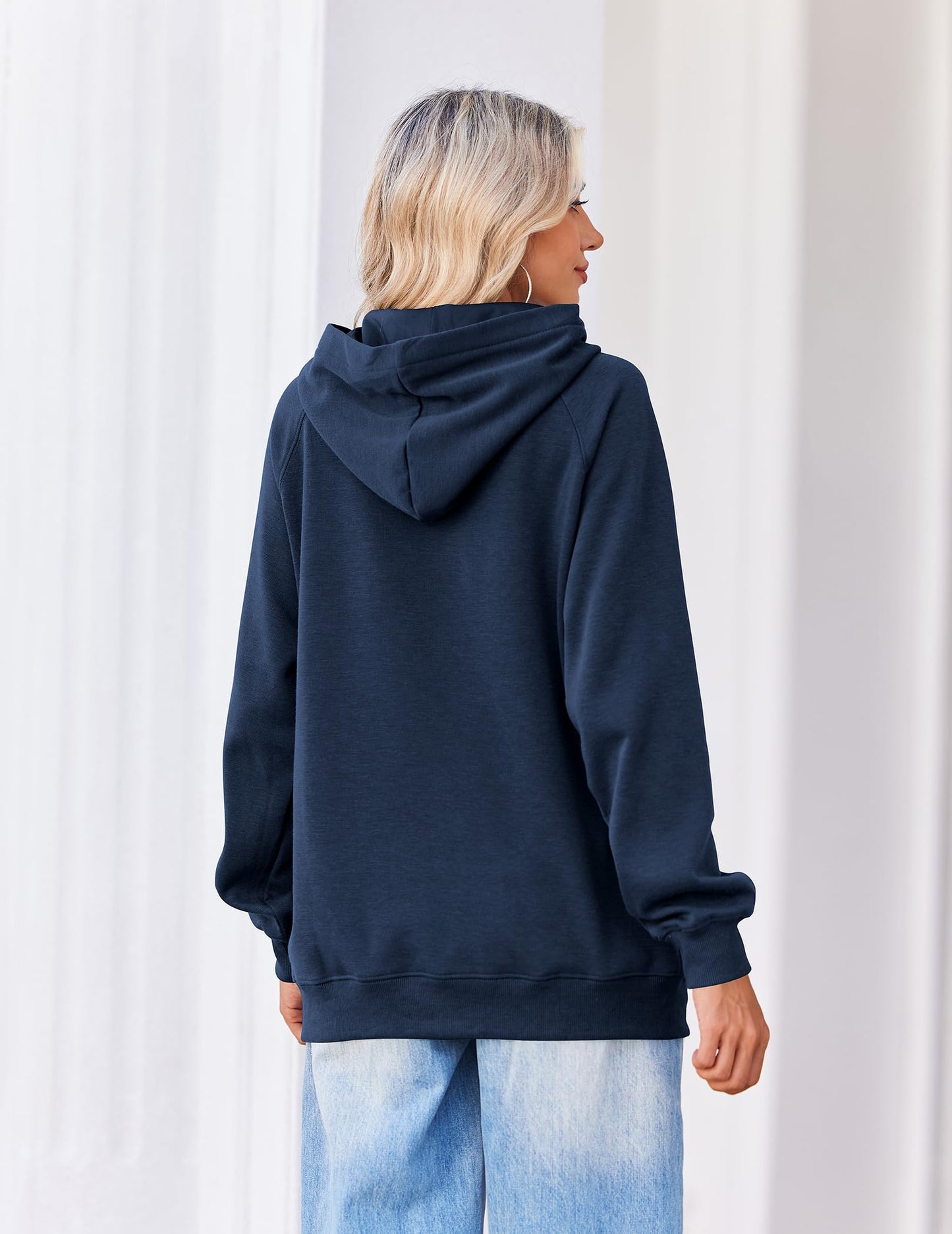 Zeagoo Women's Long Sleeve Soft Hoodies Fleece Preppy Sweatshirt Pullover