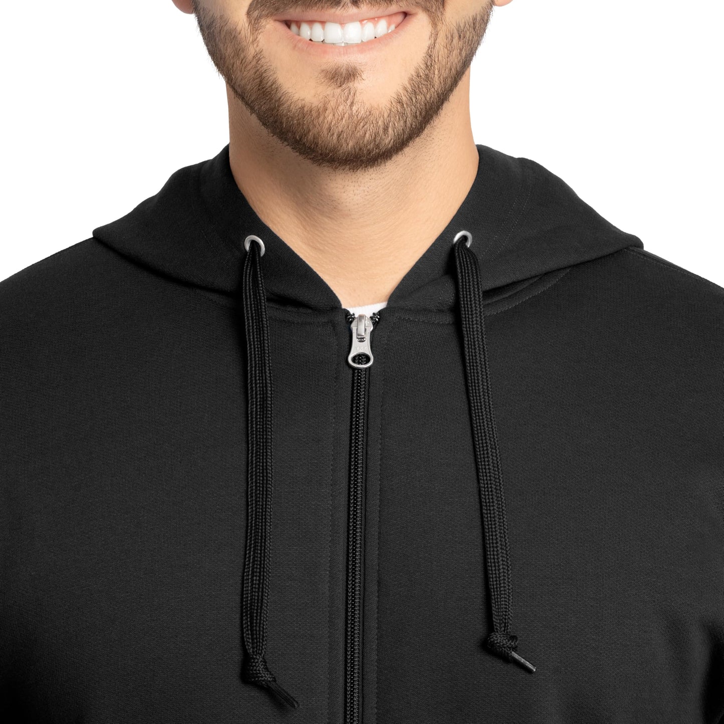 Fruit Of The Loom Unisex Adult Eversoft Fleece Hoodies, Pullover & Full Zip, Moisture Wicking Breathable, Sizes S-4x Shirt, Black, Small US