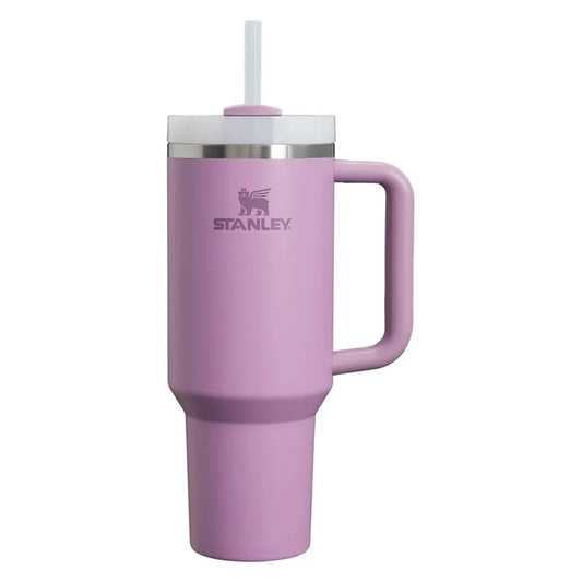 Purple Stanley 40oz Stainless Steel Vacuum Insulated Tumbler with Handle & Straw