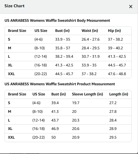 ANRABESS Waffle Knit Hoodies for Women Lightweight Sweatshirt Beige L
